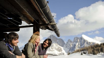 Romantik Hotel Turm: aria invernale e sole alpino